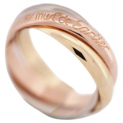 Cartier Trinity Ring Tri Color Gold 53