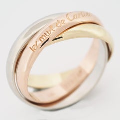 Cartier Bague Trinity en or tricolore 57 US 8,0