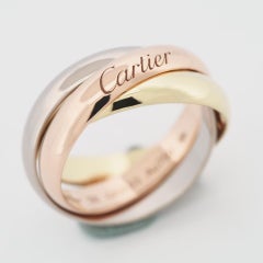 Cartier Trinity Ring Tri Color Gold Recent Model 50
