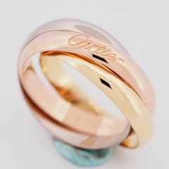Cartier Trinity Ring Tri Color Gold Recent Model 53