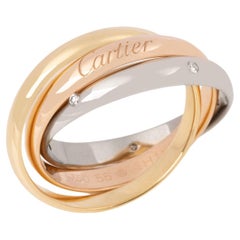 Cartier Trinity Ring with Diamond Set Band