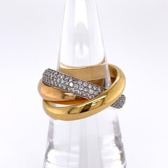 Cartier Trinity Ring with Diamonds