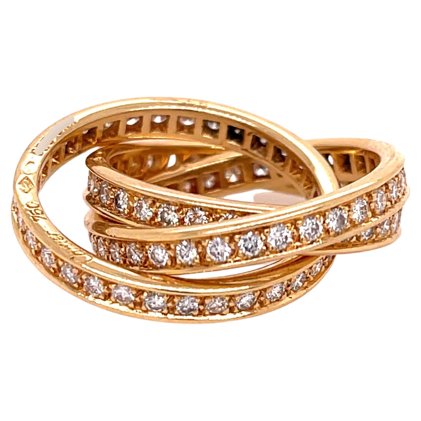 Cartier Trinity Ring Yellow Gold