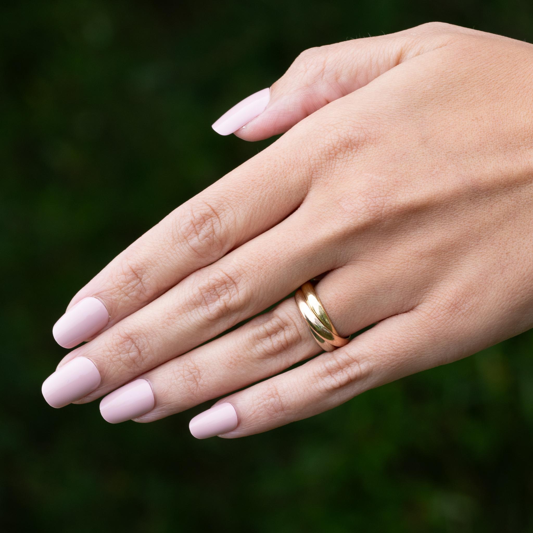 Cartier Trinity Rolling Ring 18K White Yellow Rose Gold Must de Cartier 1