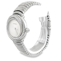 Cartier Trinity Round Brilliant Cut Diamond Ladies' Watch in White Gold