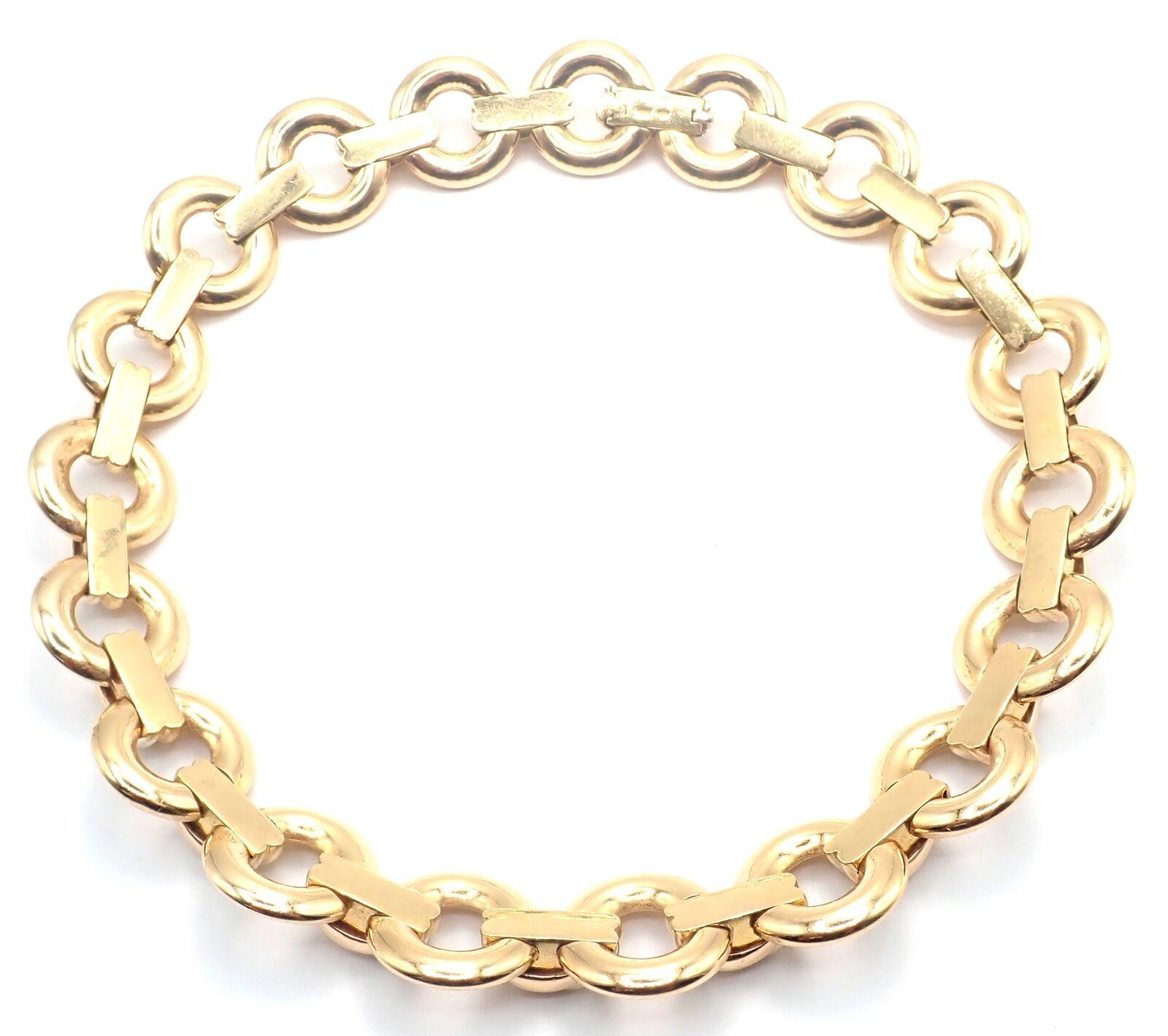 da uomo o donna Collana girocollo in oro multicolore Cartier Trinity Round Link in vendita