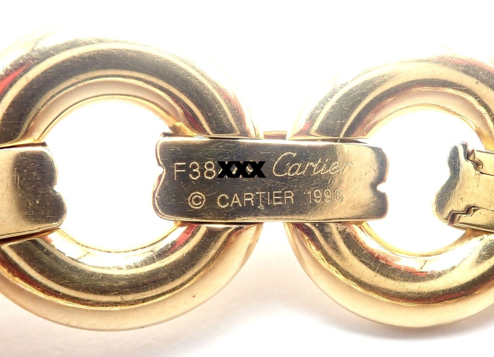 Collana girocollo in oro multicolore Cartier Trinity Round Link in vendita 2