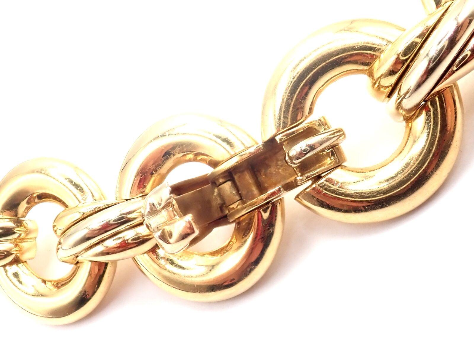 Collana girocollo in oro multicolore Cartier Trinity Round Link in vendita 4