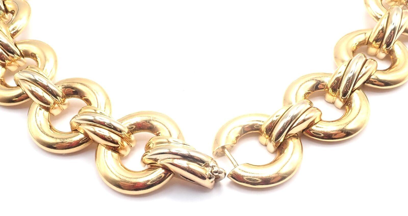 Collana girocollo in oro multicolore Cartier Trinity Round Link in vendita 5