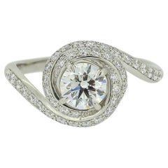 Cartier Trinity Ruban Diamant Solitär-Ring