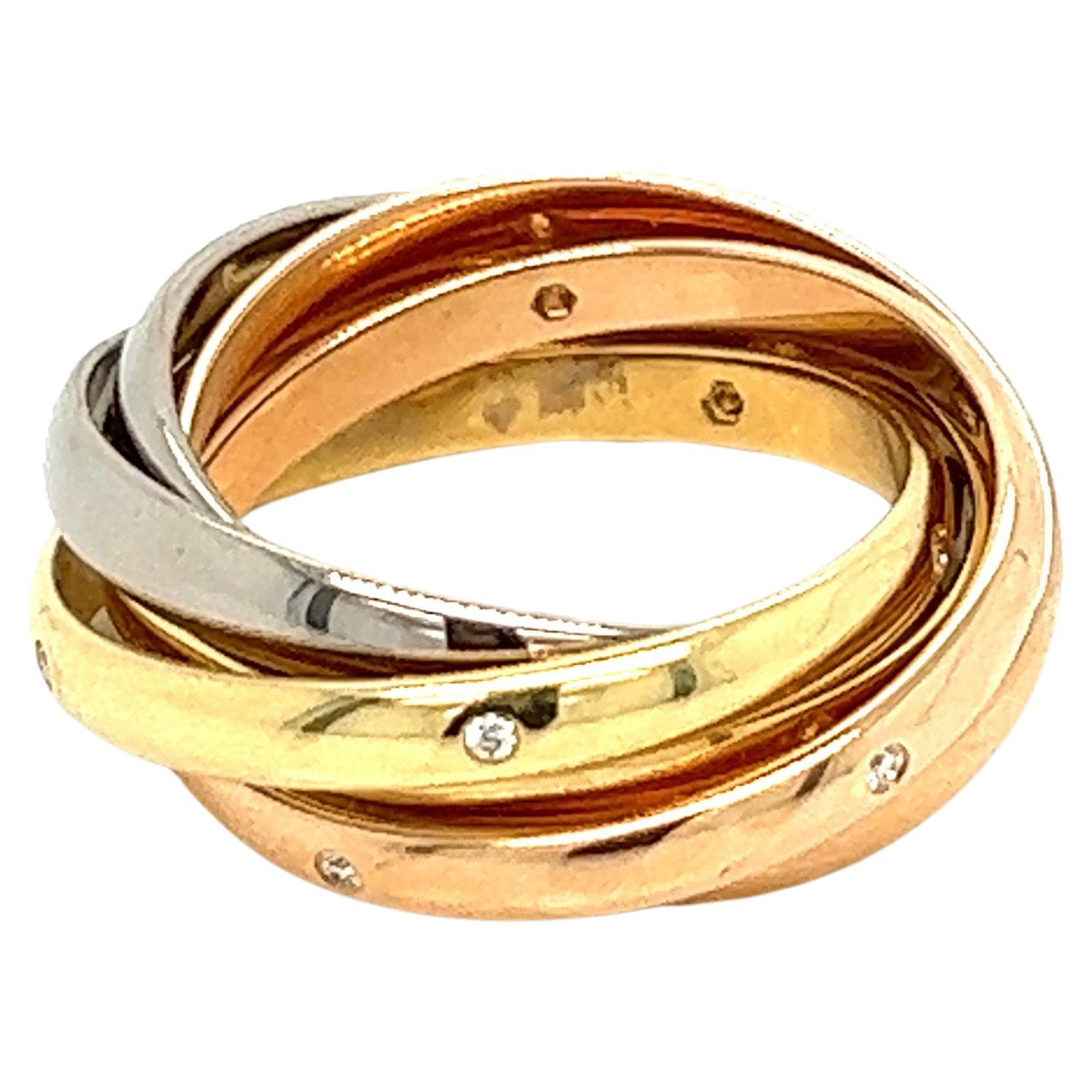 Cartier Trinity Six Bands Ring