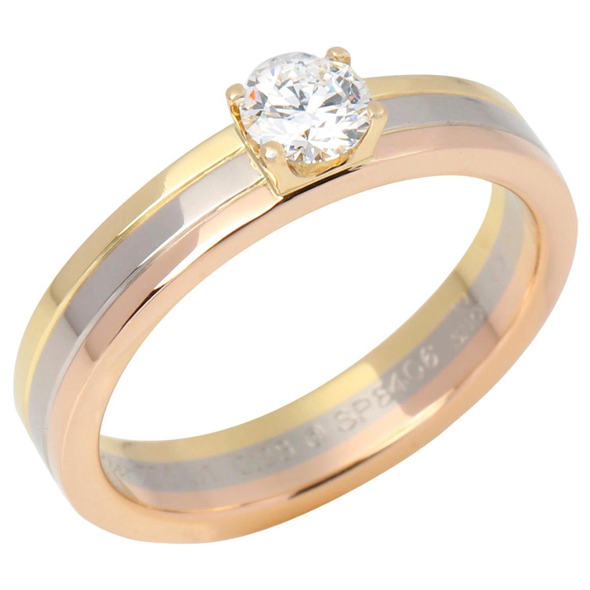 Cartier Trinity Solitaire Diamond Ring at 1stDibs | cartier trinity  solitaire ring, cartier trinity solitaire ring price, trinity solitaire  cartier price