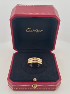 Cartier Trinity Stacking 18K Tri-Tone Gold Ring Size 6.00