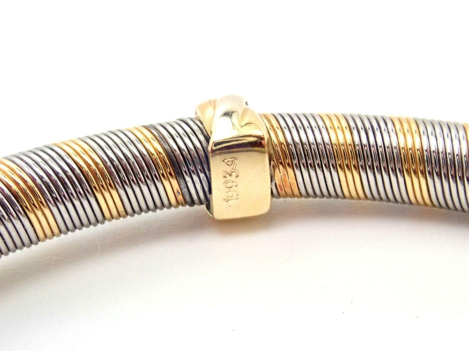 Cartier Trinity Stainless Steel Tricolor Gold Bangle Bracelet 1