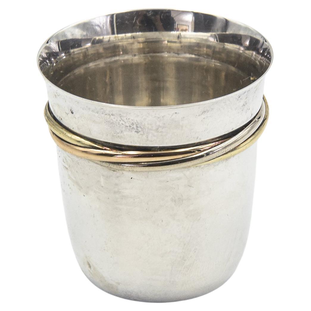 Cartier Trinity Sterling Silver Baby Cup Shot Glass Cordial