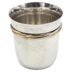 Retro Cartier Trinity Sterling Silver Baby Cup Shot Glass Cordial