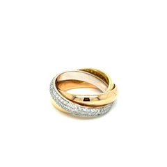 Cartier Trinity Three Bands Diamond Ring
