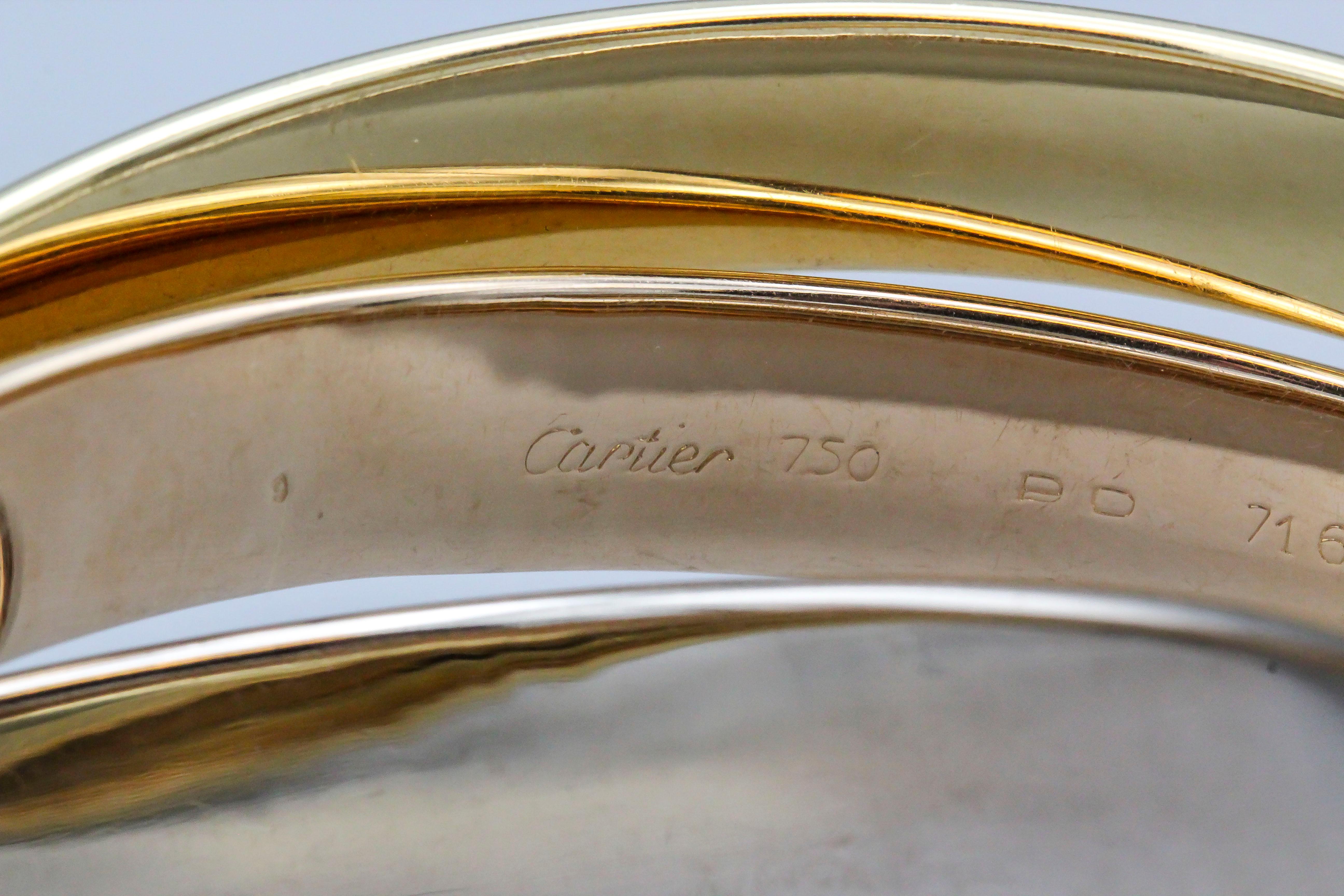 cartier trinity bangle bracelet