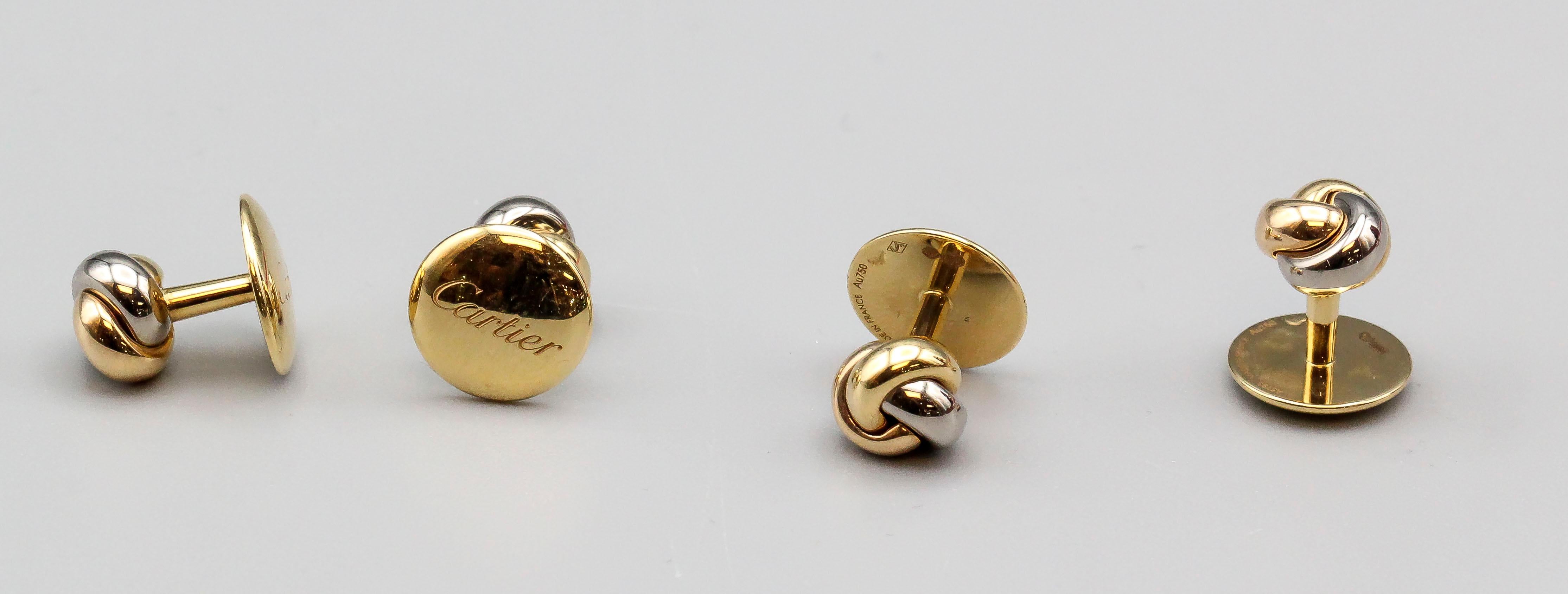 cartier knot cufflinks