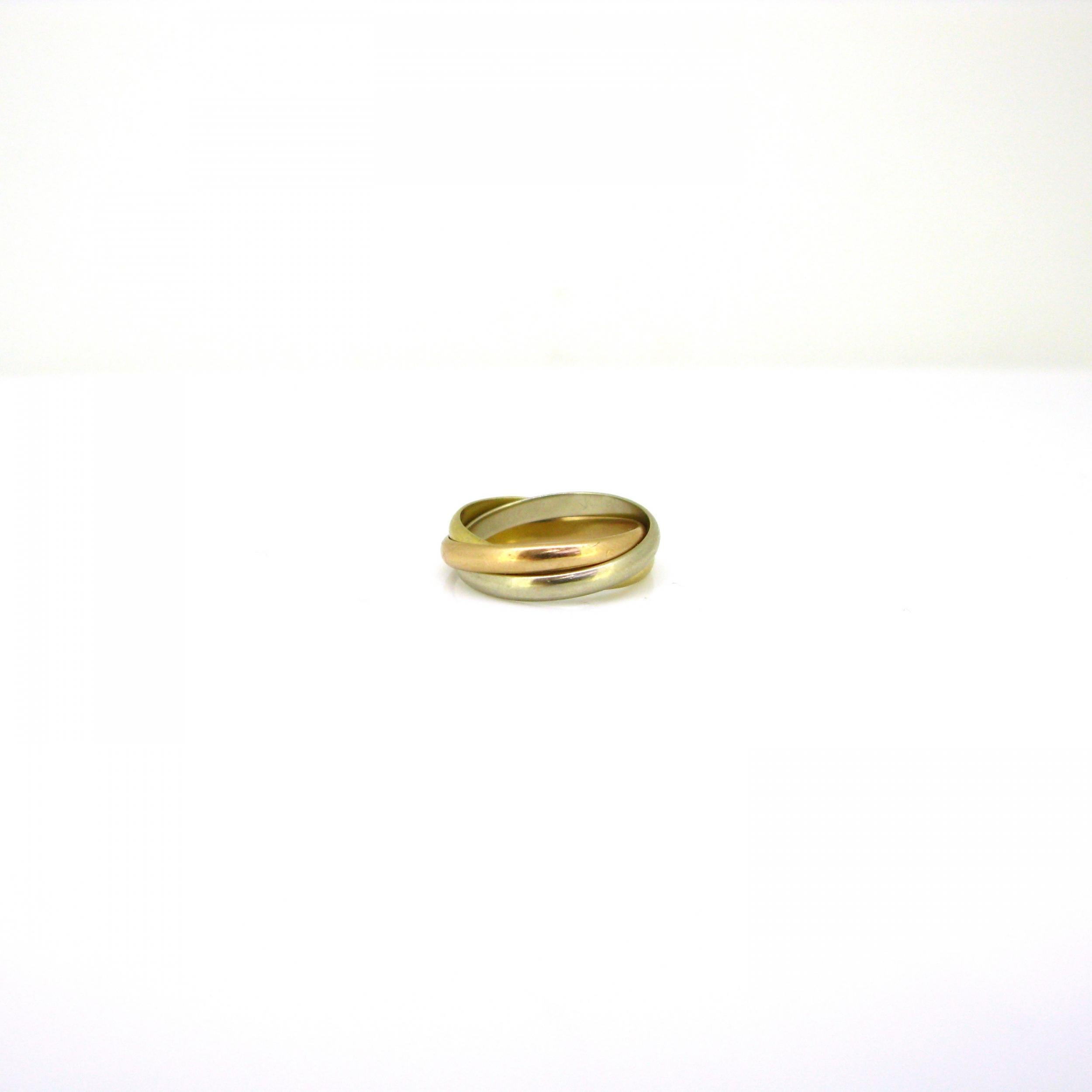 Cartier Trinity Three-Color Gold Ring, France In Good Condition In London, GB