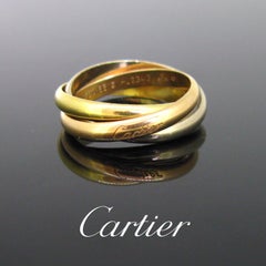 Cartier Trinity Three-Color Gold Rolling Ring