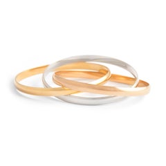 Cartier Trinity Tres Pulseras de oro de 18 quilates