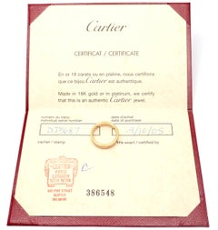 Cartier Trinity Tri-Color Gold Band Ring