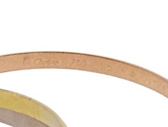 Cartier Bracelet jonc Trinity en or tricolore