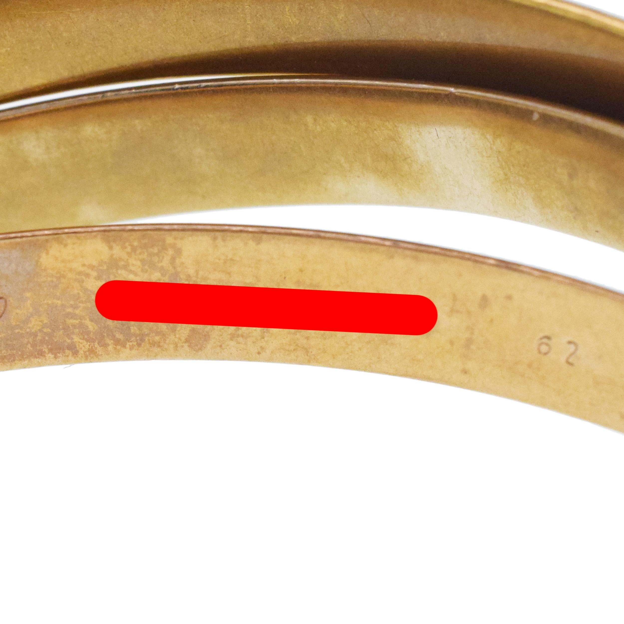 Bracciale bangle in oro Cartier Trinity Tri-Color in vendita 4