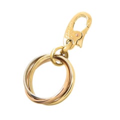Cartier Trinity Tri Color Gold Ring Charm