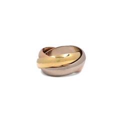 Cartier Trinity Tri-Color Gold Rolling Ring