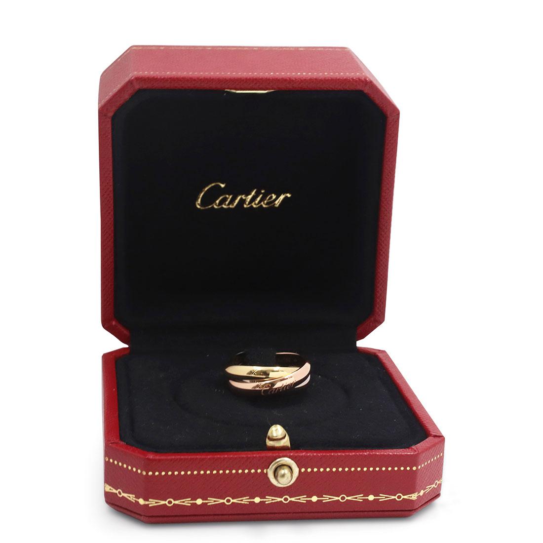Cartier Trinity Tri-Color Gold Rolling Ring 1
