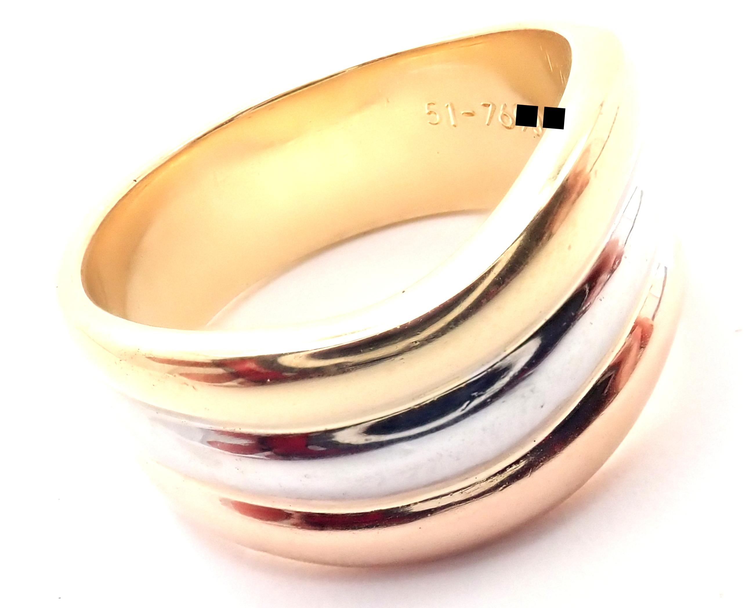 cartier 3 colour ring