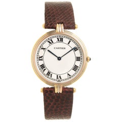 Cartier Tricolor Gold Trinity Large Quartz Wristwatch