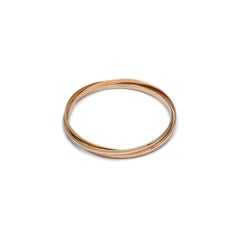 Cartier Bracelet à rouleaux tricolore Trinity