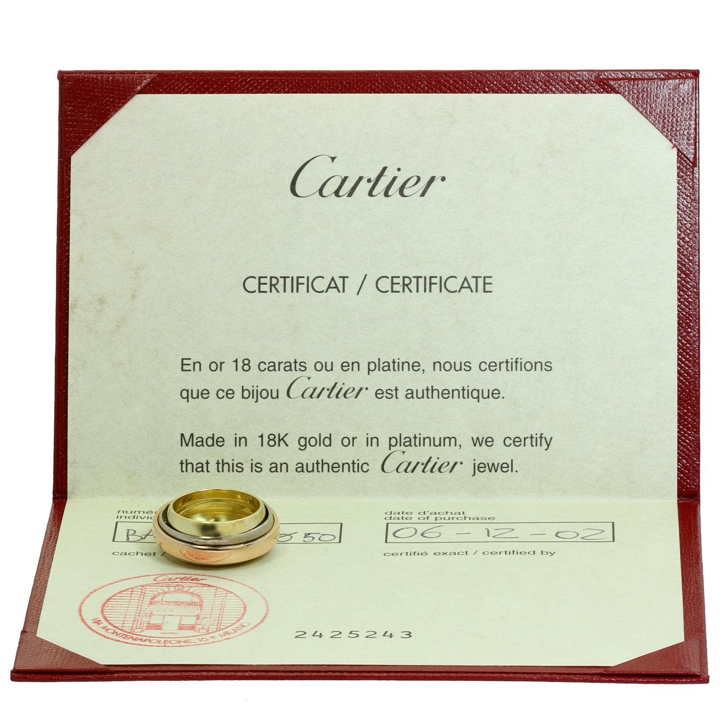 cartier dreierring