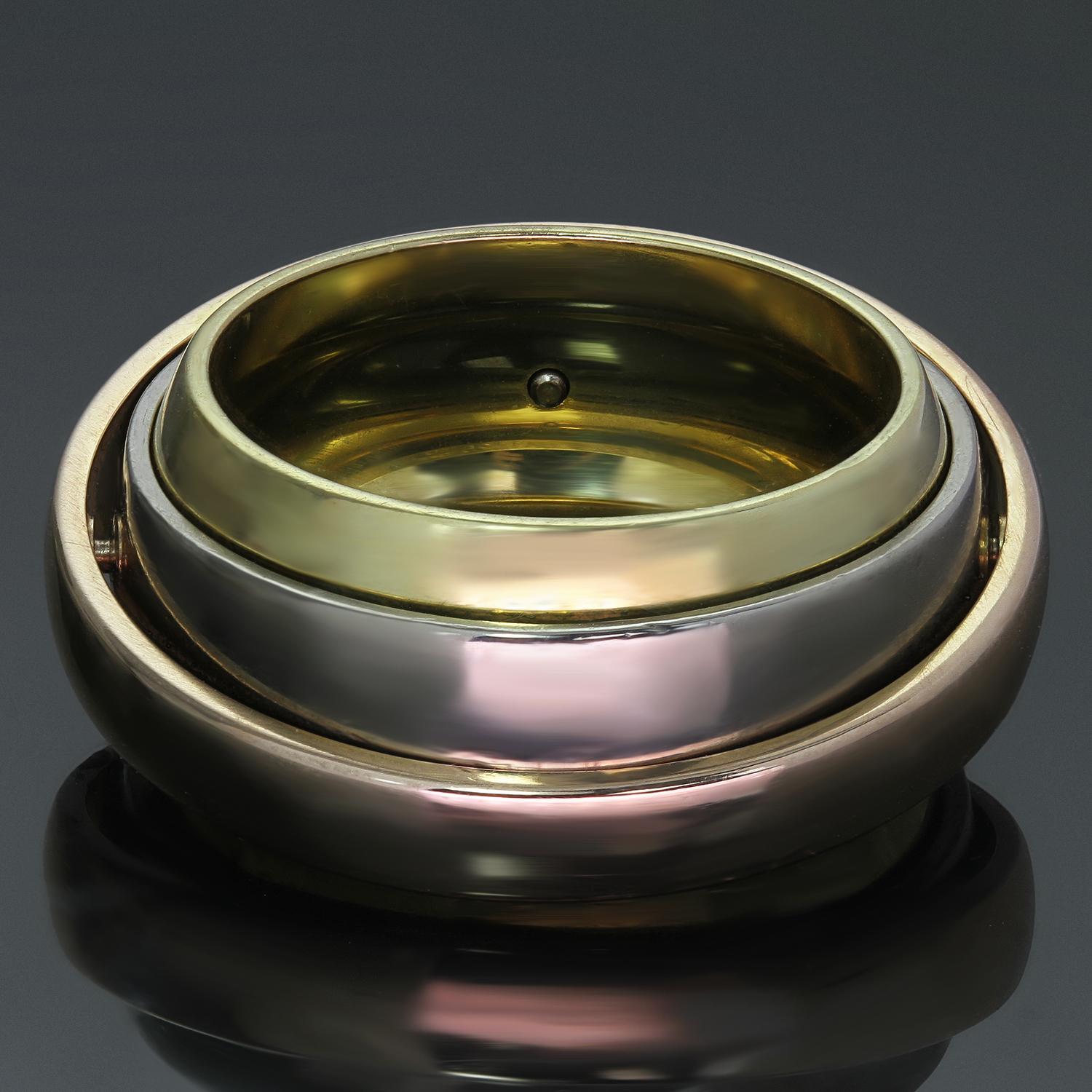 Cartier Trinity Tri-Gold-Ring mit Drei-Gold-Ring Damen im Angebot