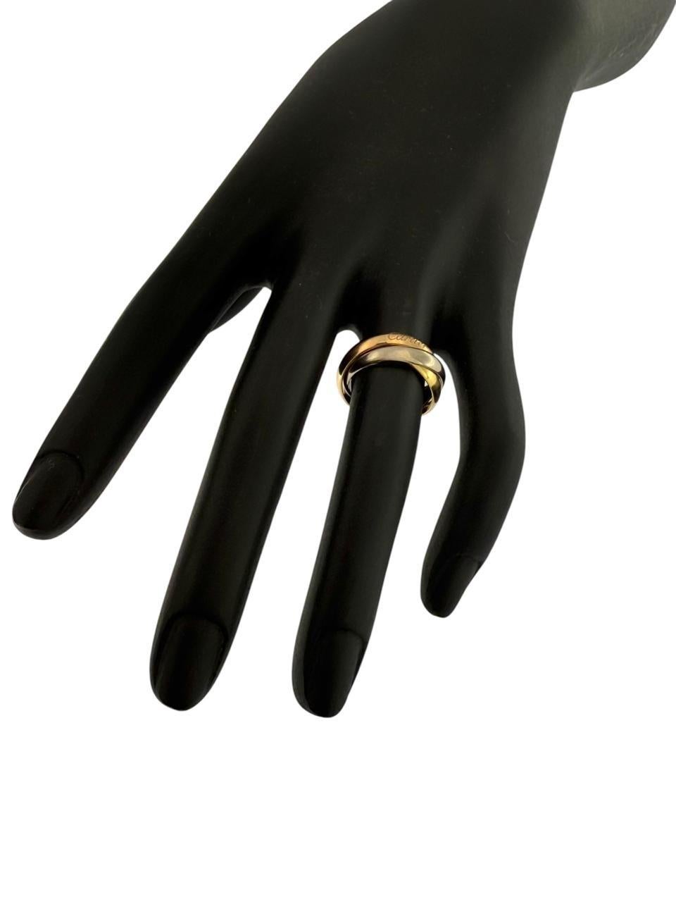 Bague en or triple trinité de Cartier - taille 48 en vente 2