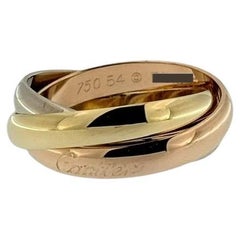 Bague en or triple trinité de Cartier - taille 54