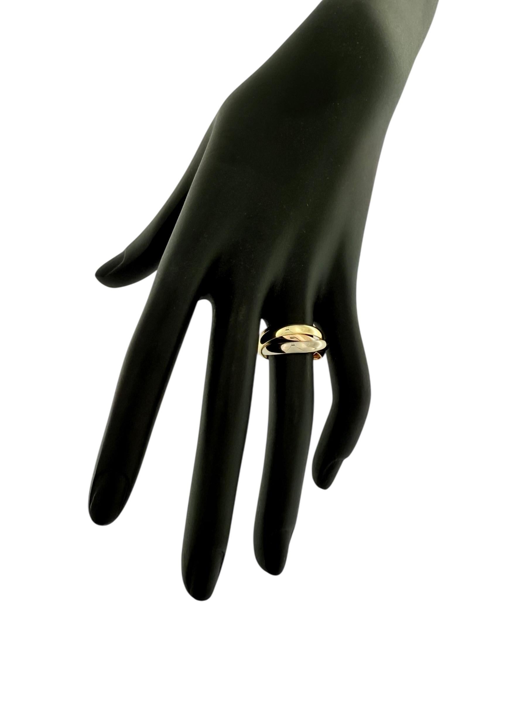 Bague en or triple trinité de Cartier - taille 57 en vente 6