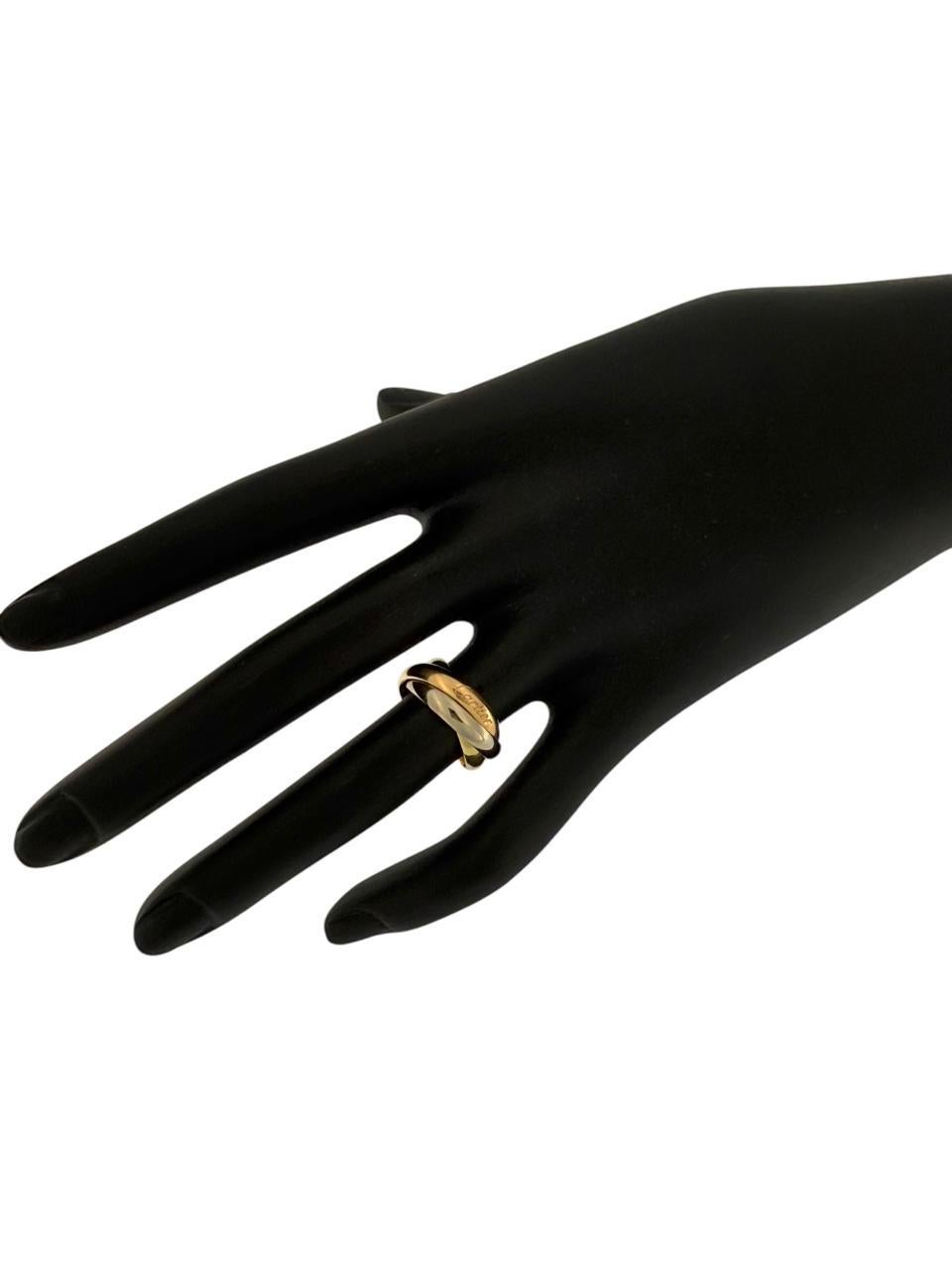 Bague en or triple trinité de Cartier - taille 57 en vente 4