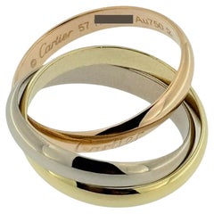 Bague en or triple trinité de Cartier - taille 57