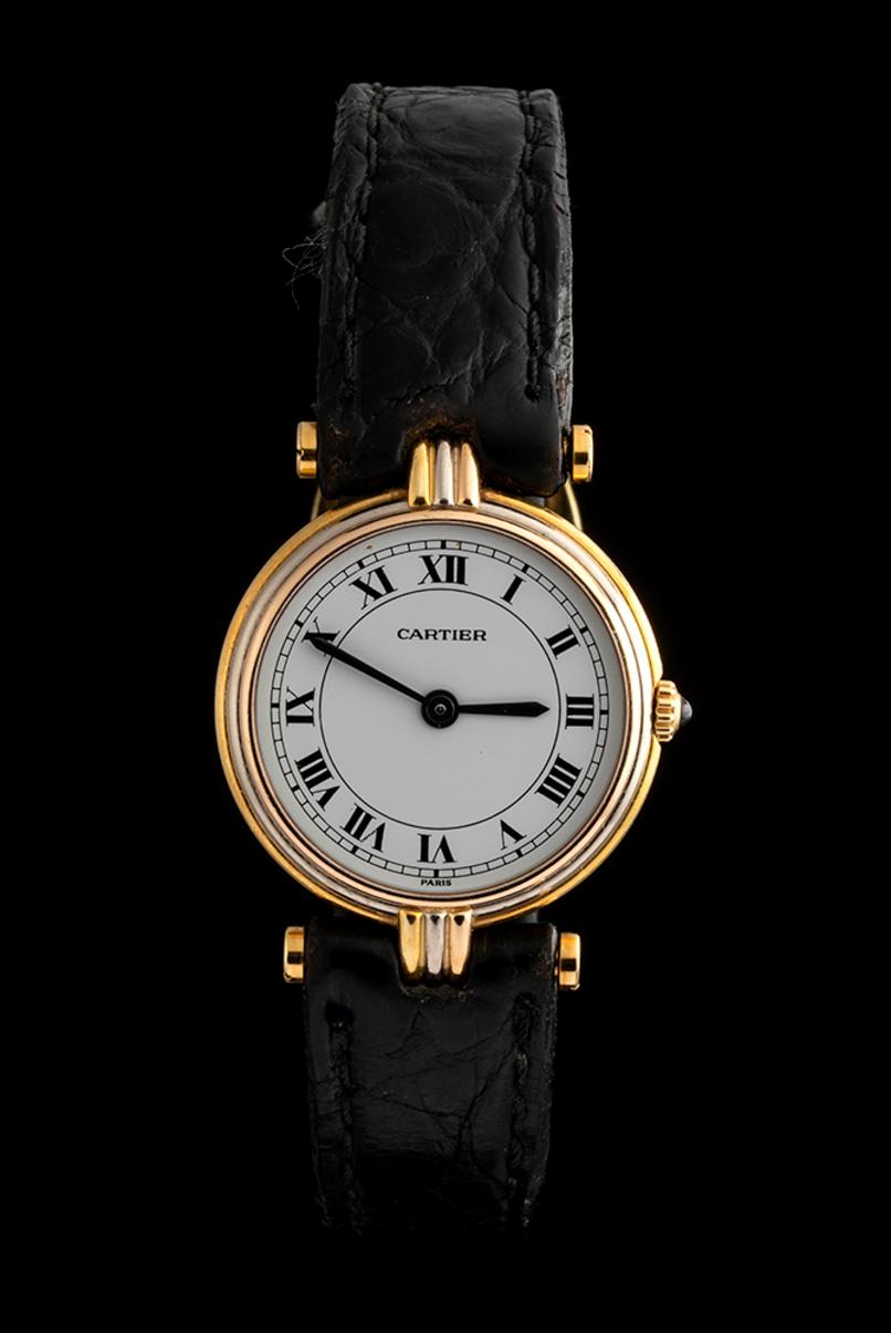 Cartier Trinity Vendome Reference 881004 Three Colour Gold Watch In Excellent Condition In Roma, IT