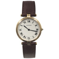 Cartier Trinity Vendome Tri-Color Gold Quartz Large Wristwatch