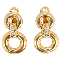 CARTIER Trinity - Retro gold pendant earrings 