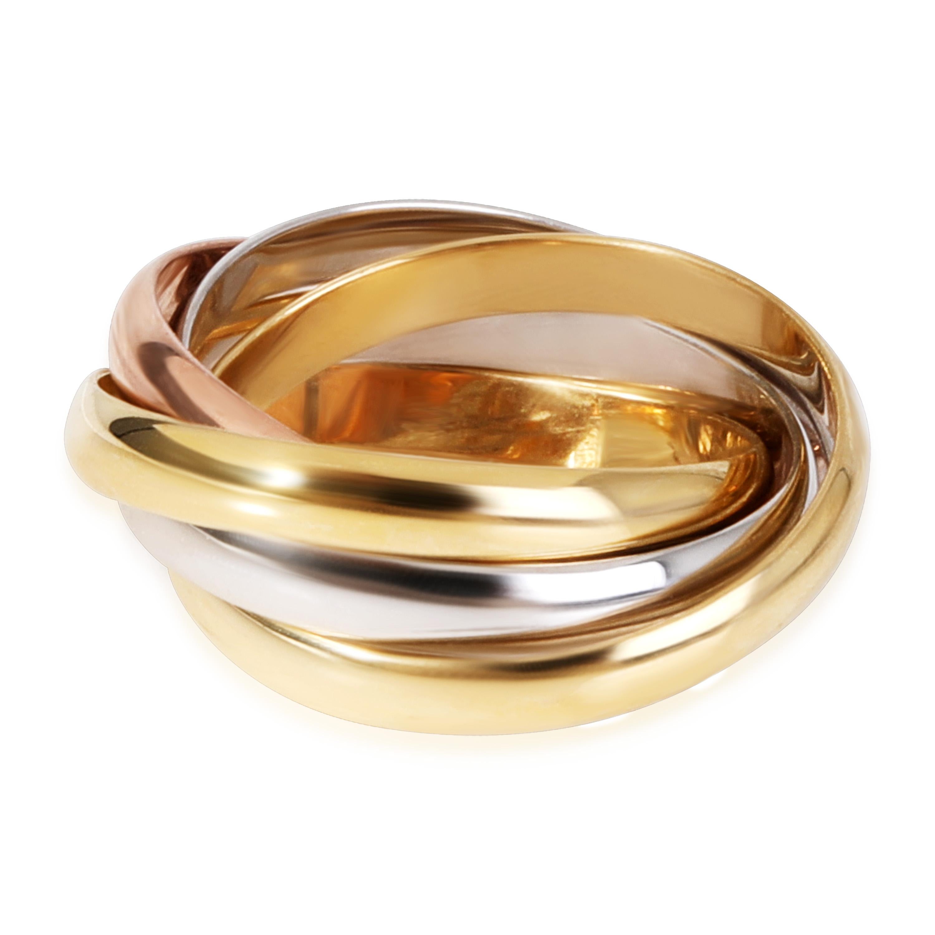 anillo tres oros cartier