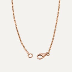 Cartier Trinity w/44 Diamond Tri Color Gold Pendant Chain Necklace