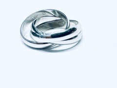 Cartier Trinity Wedding Band 18k White Gold