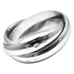 Cartier Trinity White Gold 3 Band Ring