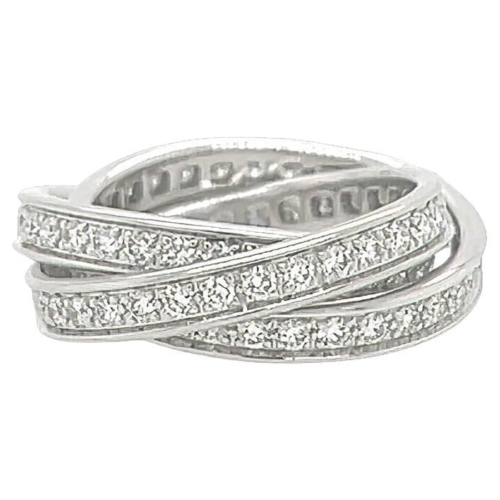 CARTIER Trinity White Gold Diamond Ring